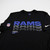 LA Rams Nike NFL On Field Dri-Fit Short Sleeve Shirt Men's Black Used XXL TOPS-192845
