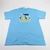 Gallaudet Bison Custom Ink Short Sleeve Shirt Men's Light Blue Used L TOPS-194451