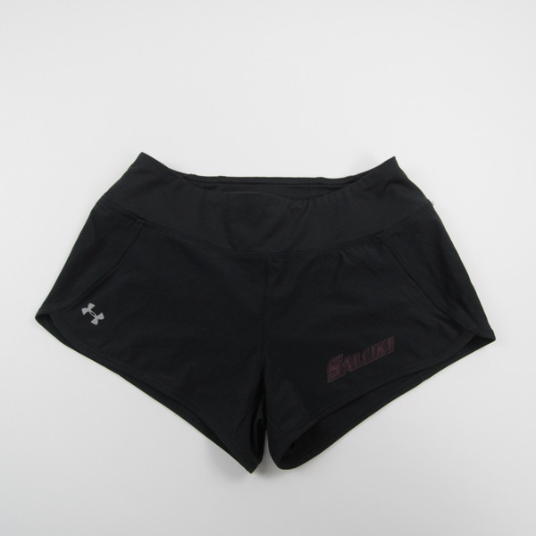 Southern Illinois Salukis Under Armour Running Short Women's Black New L 736