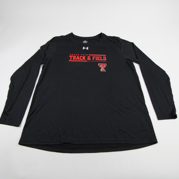 Texas Tech Red Raiders Under Armour Long Sleeve Shirt Women's Black Used-TOPS-125784
