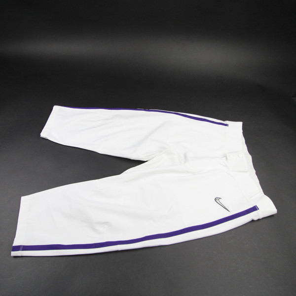 TCU Horned Frogs Nike Baseball Pants Men's White/Purple Used-PNTS-026213