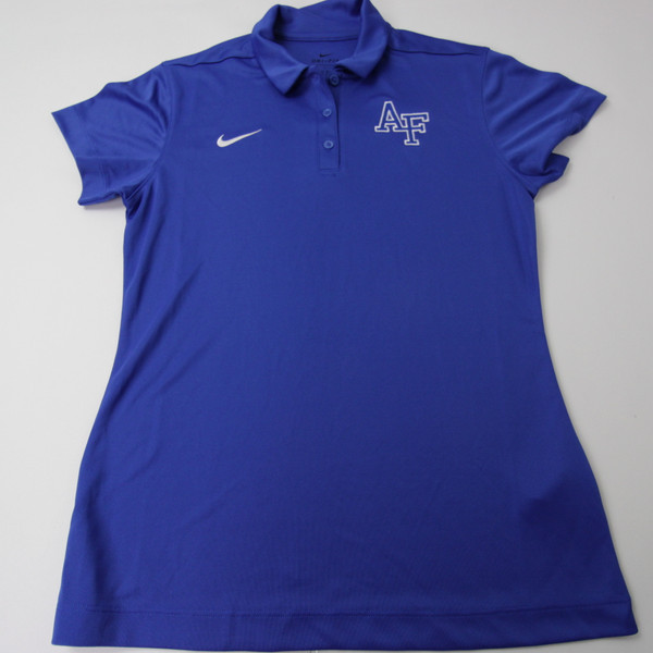Air Force Falcons Nike Dri-Fit Polo Women's Blue New S-TOPS-126574