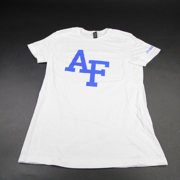 Air Force Falcons Gildan Softstyle Short Sleeve Shirt Women's White New XL-TOPS-126366