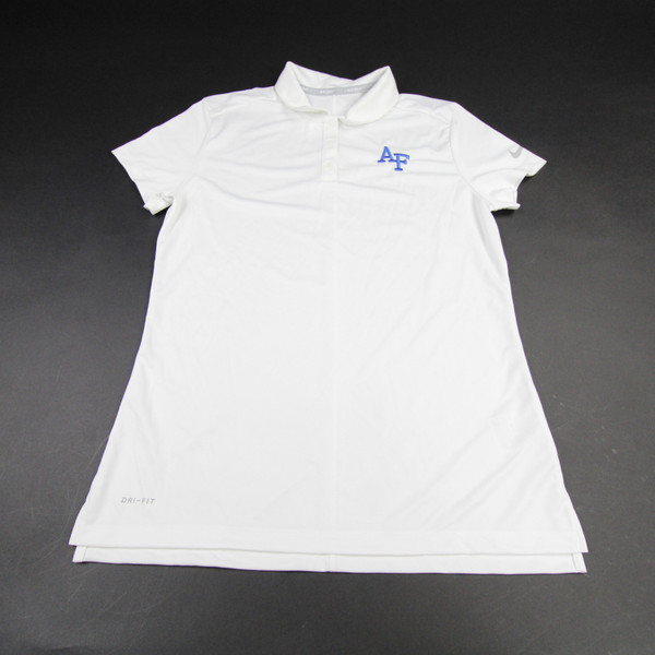 Air Force Falcons Nike Dri-Fit Polo Women's White New M-TOPS-126252