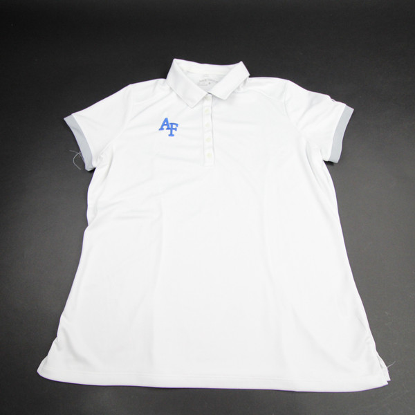 Air Force Falcons Nike Dri-Fit Polo Women's White Used-TOPS-127202