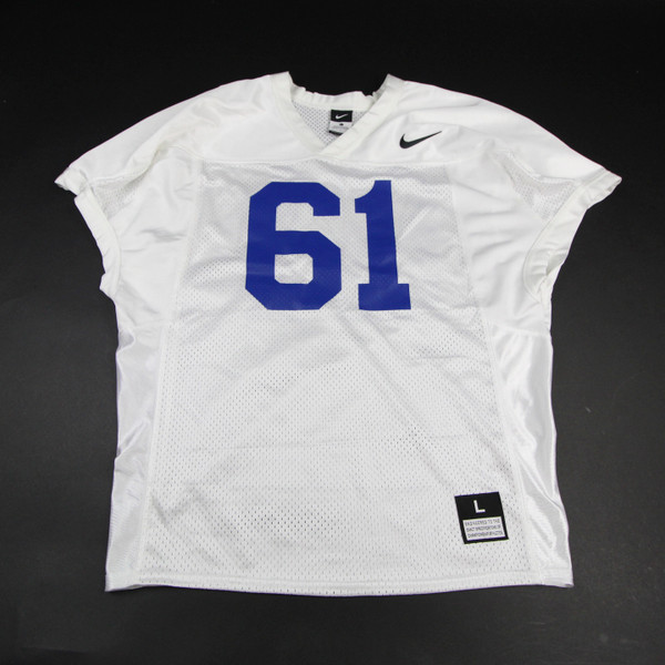 Nike Practice Jersey - Football Men's White/Blue Used-JRSY-007391