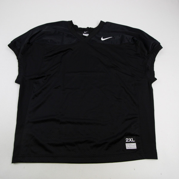 Nike Practice Jersey - Football Men's Black New without Tags-JRSY-007434