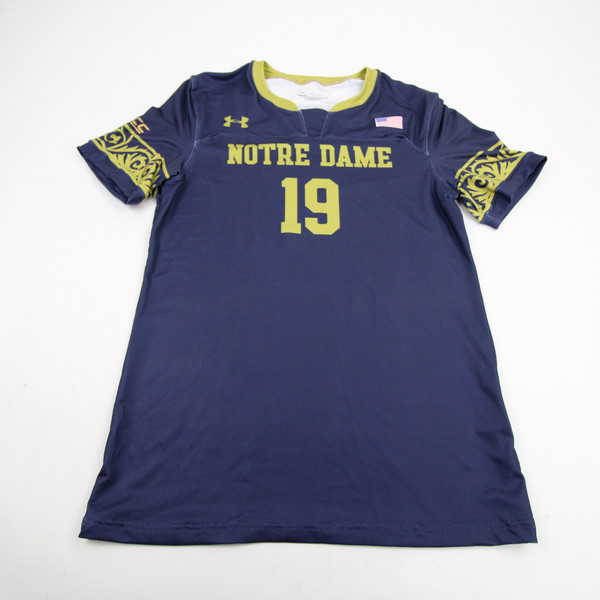 Notre Dame Fighting Irish Under Armour Practice Jersey - Volleyball Women's Navy/Gold-JRSY-007427