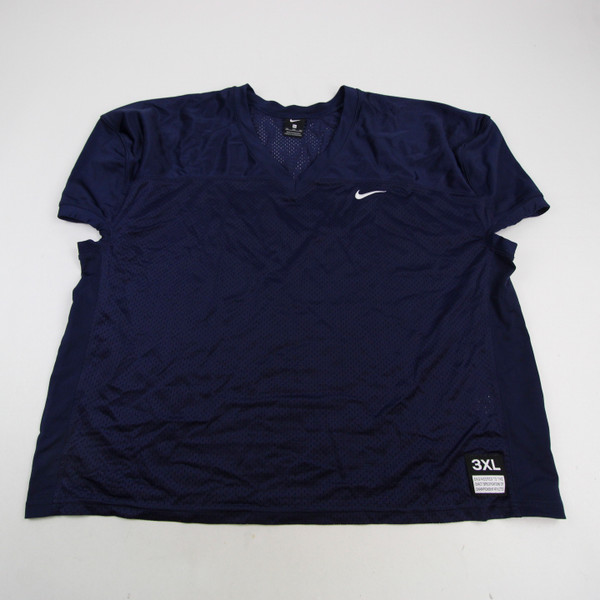 Nike Practice Jersey - Football Men's Navy New without Tags-JRSY-007451