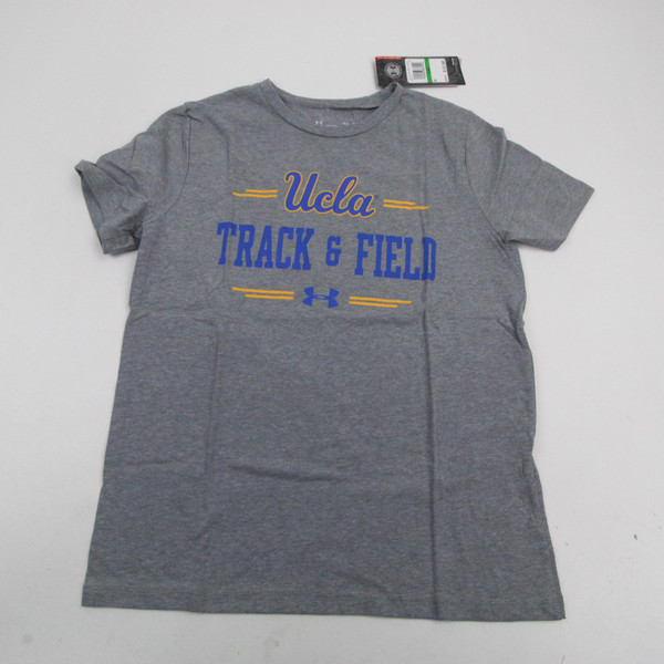 UCLA Bruins Under Armour Short Sleeve Shirt Youth Gray New L-TOPS-128527