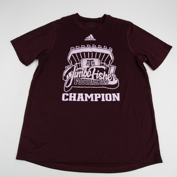Texas A&M Aggies adidas Creator Short Sleeve Shirt Men's Maroon Used-TOPS-129394