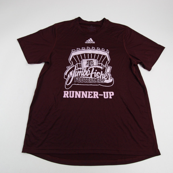 Texas A&M Aggies adidas Creator Short Sleeve Shirt Men's Maroon Used-TOPS-129398