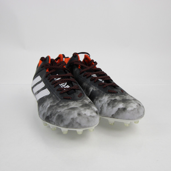 Miami Hurricanes adidas Freak Football Cleat Men's Black/White New-CLEA-011678