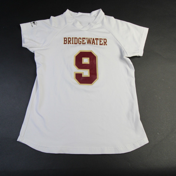 Bridgewater Eagles Wave One Practice Jersey - Volleyball Women's White Used-JRSY-007696
