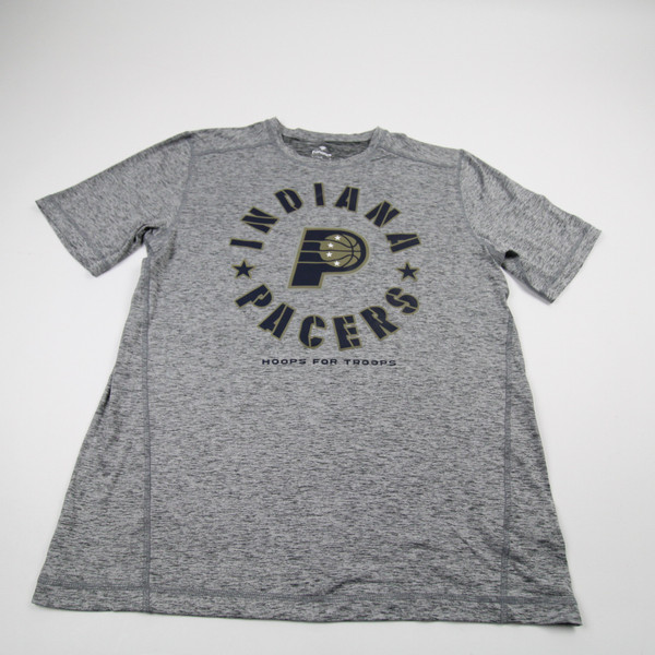 Indiana Pacers Fanatics Short Sleeve Shirt Men's Gray/Heather New-TOPS-133124