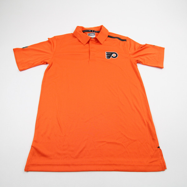 Philadelphia Flyers Fanatics Polo Men's Orange New S-TOPS-133707