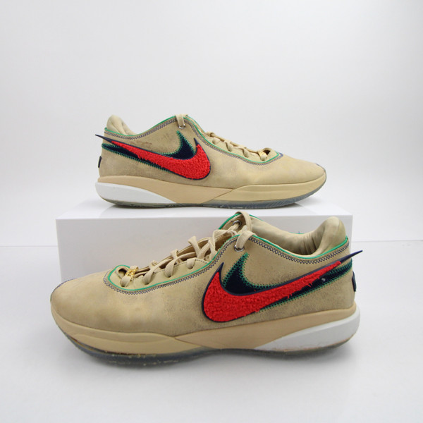 Nike Lebron Basketball Shoe Men's Tan Used 17-SHOE-016753
