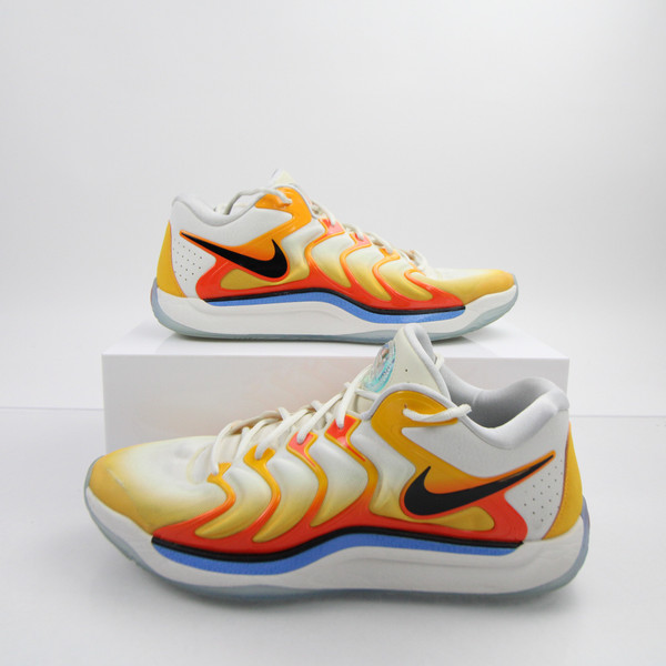 Nike KD Basketball Shoe Men's Orange/White Used 17-SHOE-016770