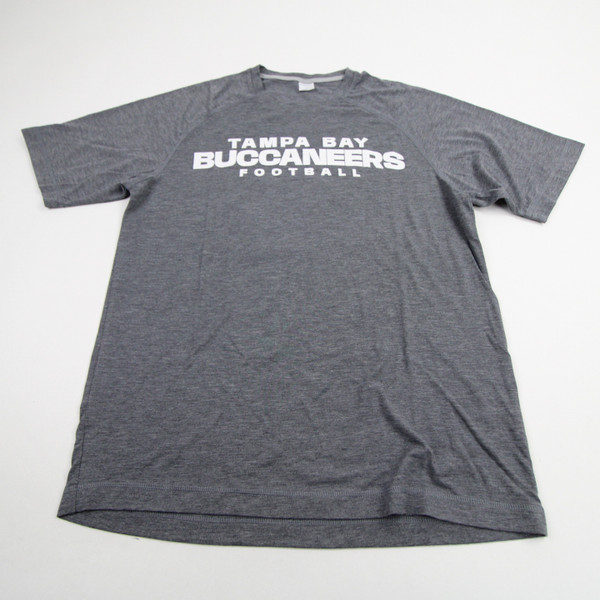 Tampa Bay Buccaneers Sport-Tek Short Sleeve Shirt Men's Gray New-TOPS-135143