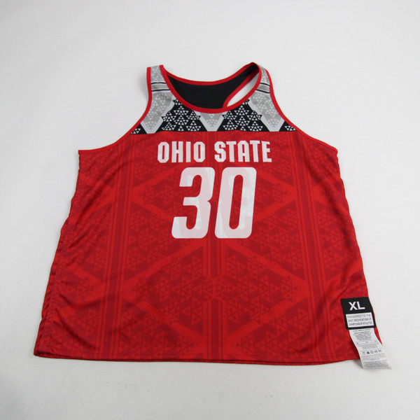 Ohio State Buckeyes Nike Practice Jersey - Basketball Women's Red/White New-JRSY-008042