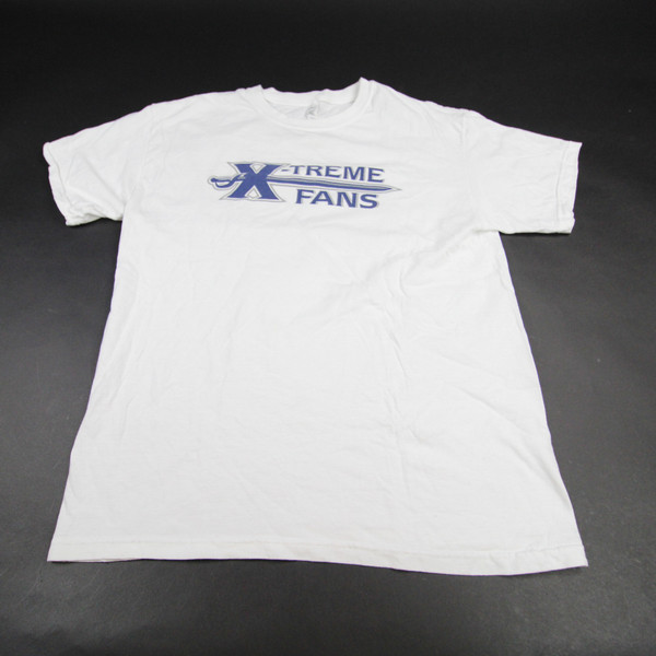 Xavier Musketeers M&O Gold Short Sleeve Shirt Men's White Used-TOPS-136489