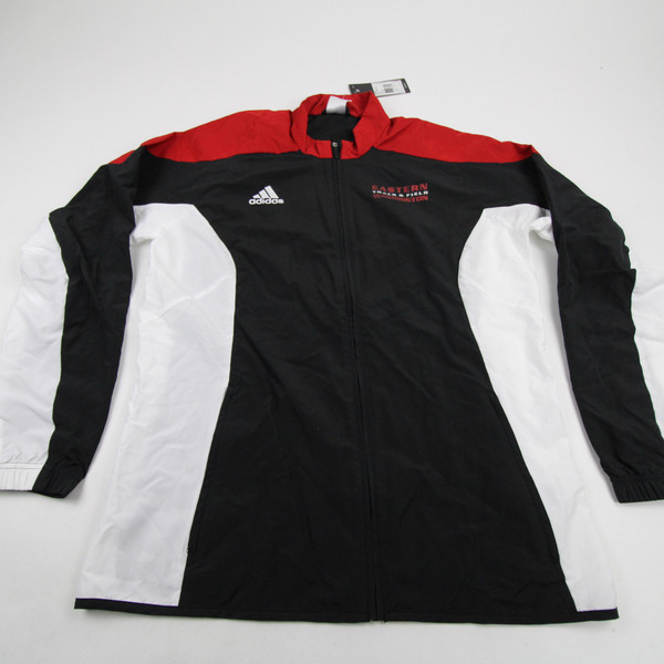 Eastern Washington Eagles adidas Jacket Men's Black New L-TOPS-138375