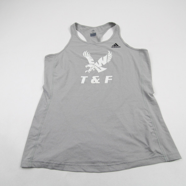Eastern Washington Eagles adidas Climalite Sleeveless Shirt Women's Gray New-TOPS-138615