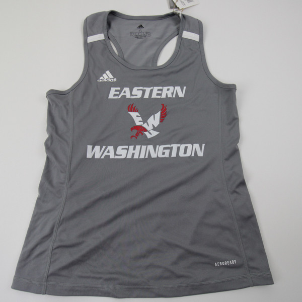 Eastern Washington Eagles adidas Sleeveless Shirt Women's Gray Used-TOPS-138436