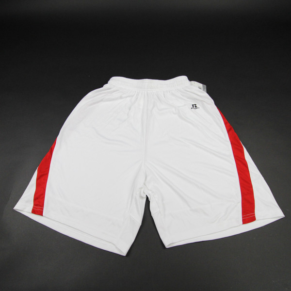Russell Athletic Athletic Shorts Men's White/Red New with Tags-SHOR-029795