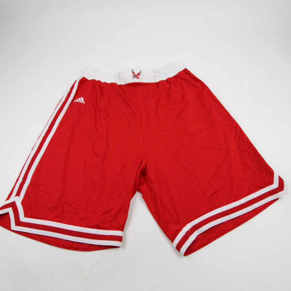 Eastern Washington Eagles adidas Game Shorts Men's Red/White Used-SHOR-029936