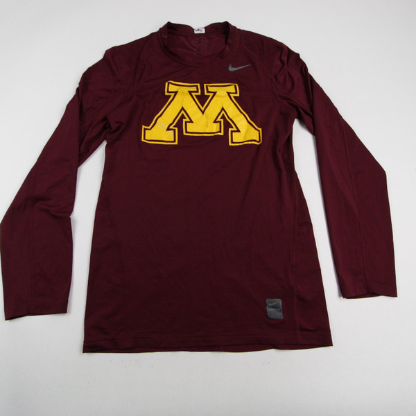 Minnesota Golden Gophers Nike Pro Long Sleeve Shirt Men's Maroon Used XS-TOPS-139372