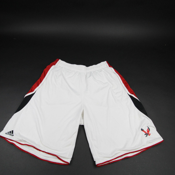 Eastern Washington Eagles adidas Practice Shorts Men's White/Red Used XL-SHOR-029844