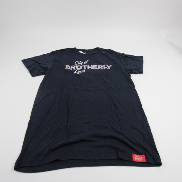 Philadelphia 76ers Sportiqe Short Sleeve Shirt Men's Navy New S-TOPS-139445