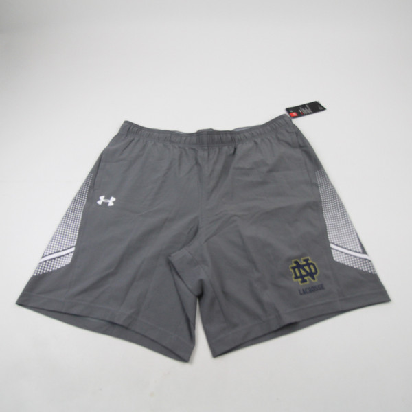 Notre Dame Fighting Irish Under Armour HeatGear Practice Shorts Men's New Dark Gray 2XL-SHOR-030150
