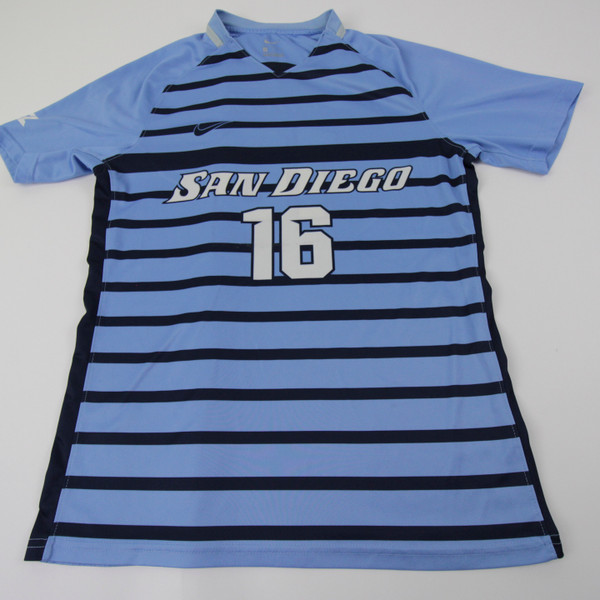 San Diego Toreros Nike Practice Jersey - Soccer Men's Blue Used-JRSY-008190