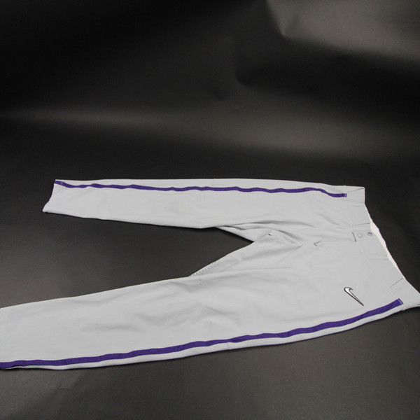 Kansas State Wildcats Nike Baseball Pants Men's Gray Used-PNTS-029270