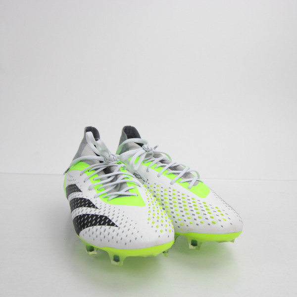 adidas Soccer Cleat Men's White/Lime Green Used 6-CLEA-012752