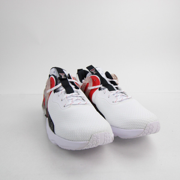 Texas Tech Red Raiders Under Armour HOVR Cross Training Shoes Men's New White/Red-SHOE-017820