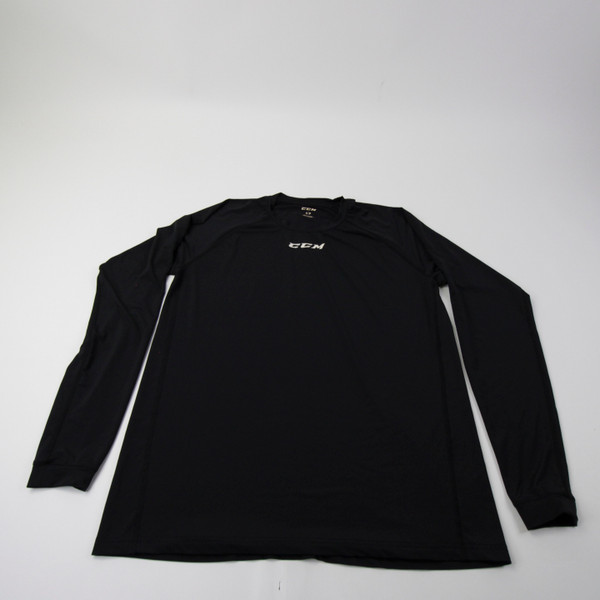 CCM Long Sleeve Shirt Men's Black Used S-TOPS-141897