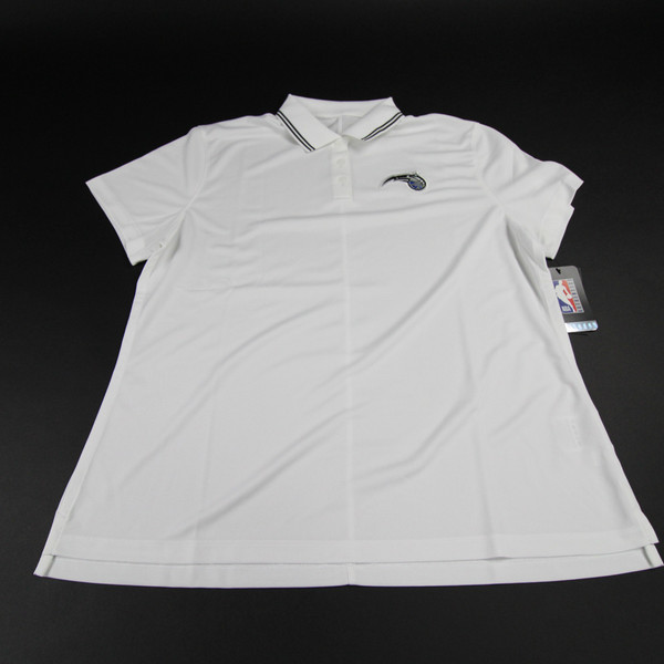 Orlando Magic Nike NBA Authentics Polo Women's White New XL-TOPS-142226