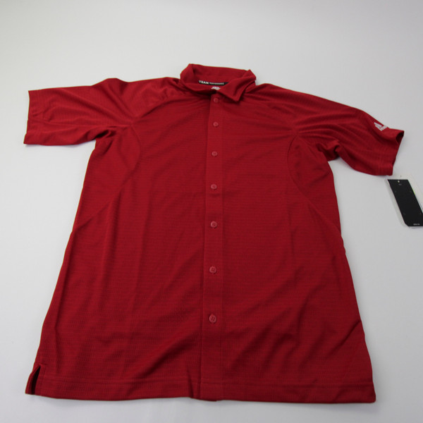 Nebraska Cornhuskers adidas Polo Men's Red New S-TOPS-143444
