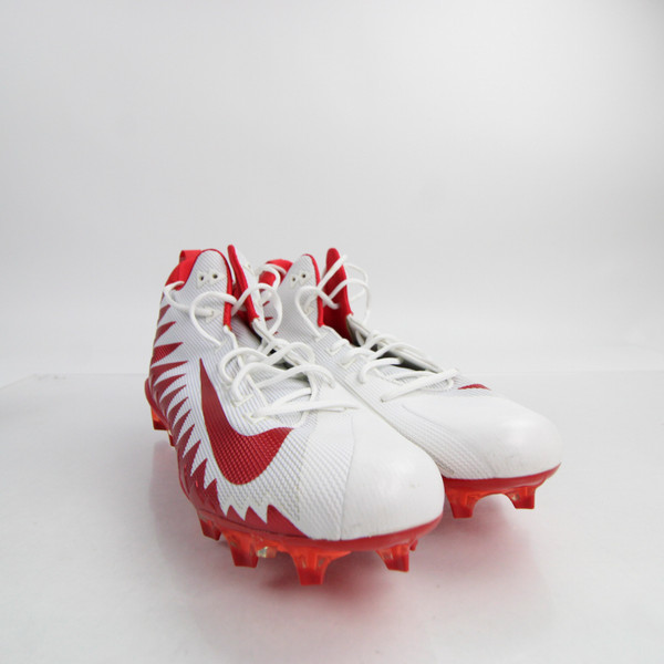 Nike Alpha Menace Football Cleat Men's White/Red Used-CLEA-013338