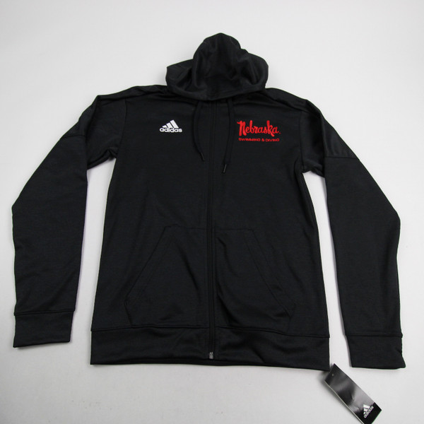 Nebraska Cornhuskers adidas Jacket Men's Black New with Tags Multiple Sizes TOPS-144355