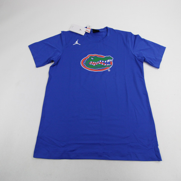 Florida Gators Air Jordan Dri-Fit Short Sleeve Shirt Men's Blue New XS-TOPS-144728