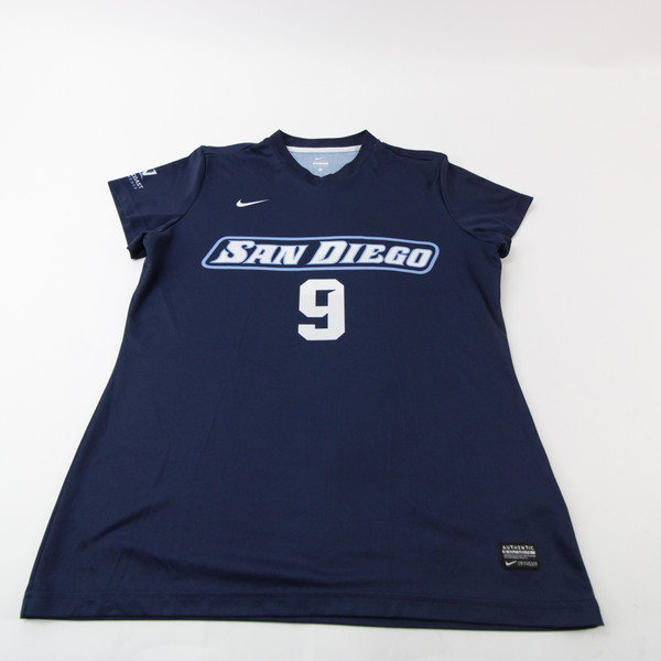 San Diego Toreros Nike Practice Jersey - Soccer Women's Navy Used-JRSY-008568