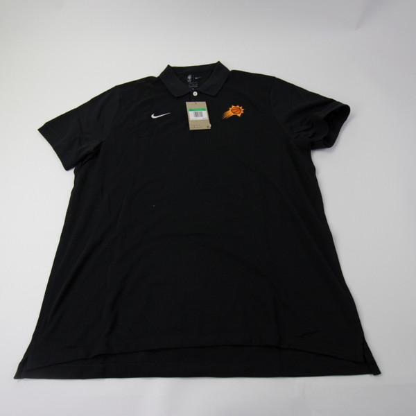 Phoenix Suns Nike NBA Authentics Polo Men's Black New-TOPS-145184