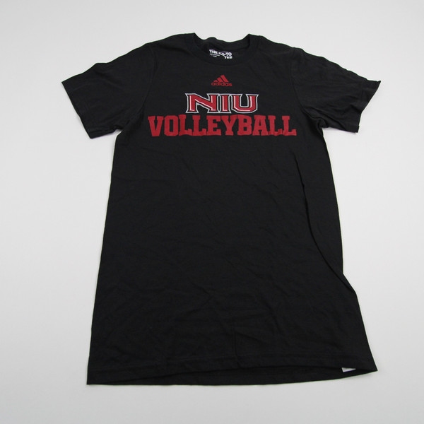 NIU Huskies adidas Short Sleeve Shirt Men's Black New XS-TOPS-145692