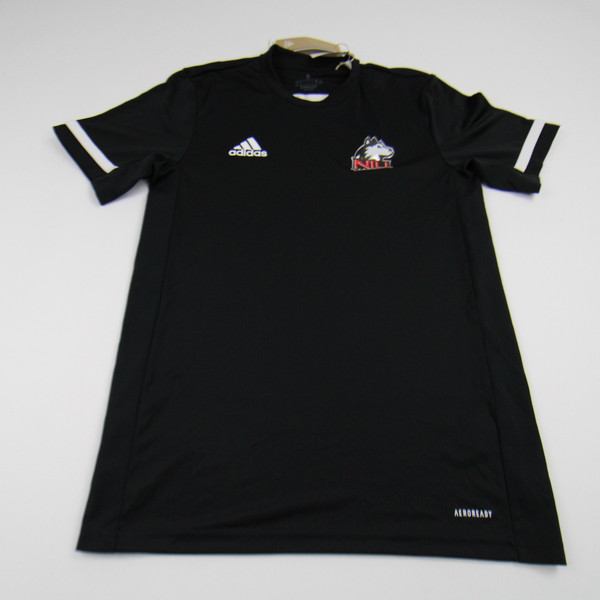 NIU Huskies adidas Short Sleeve Shirt Men's Black New S-TOPS-145802