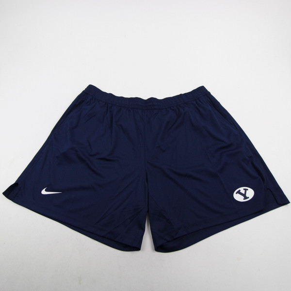 BYU Cougars Nike Dri-Fit Athletic Shorts Men's Navy New 3XL-SHOR-031829