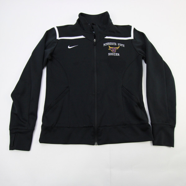 Minnesota State Mavericks Nike Dri-Fit Jacket Women's Black/White Used-TOPS-146358